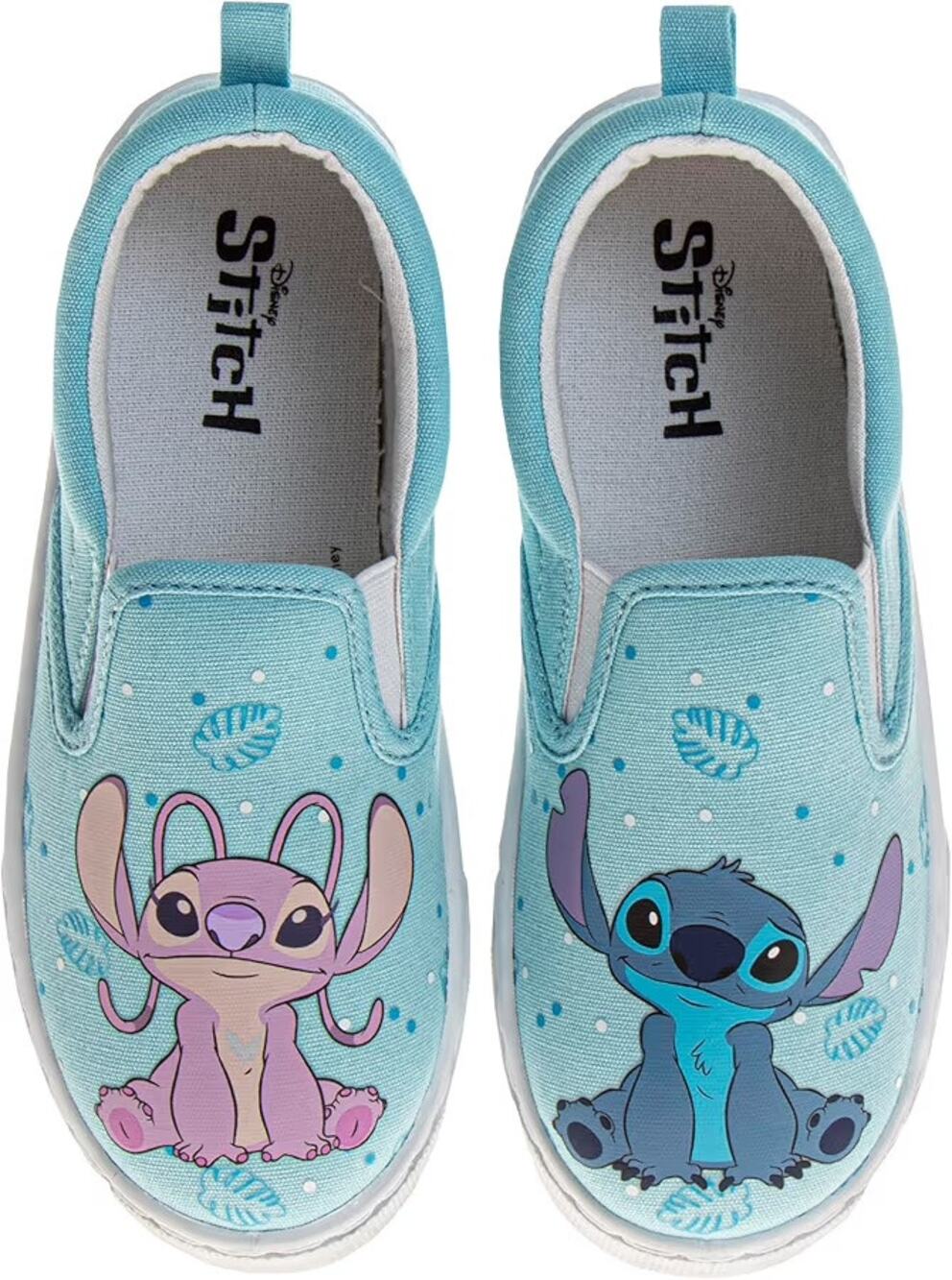 Disney Lilo and Stitch Lowtop Sneakers - Stitch Low Top Shoes Slipon Size 6